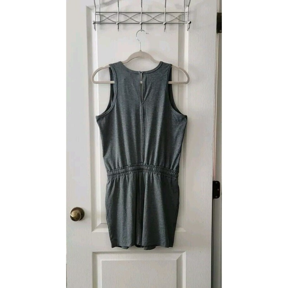 Marika Womens Sleeveless Scoop Neck‎ Stretch Active Romper Shorts Pockets Sz L - Picture 5 of 9